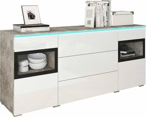 INOSIGN Sideboard Vera, Breite 150 cm, ohne Beleuchtung, Grau|weiß