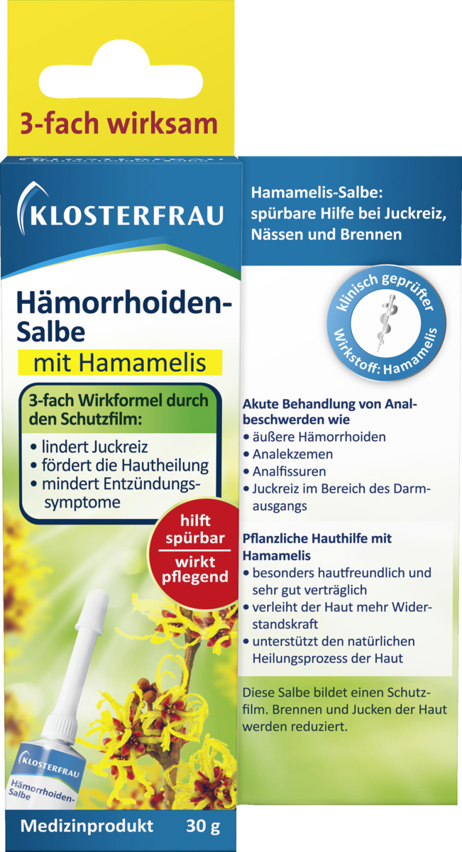 Bild 1 von Klosterfrau Hämorrhoiden-Salbe mit Hamamelis
