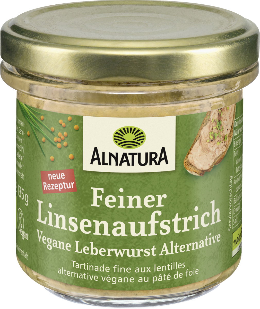 Bild 1 von Alnatura Bio Feiner Linsenaufstrich