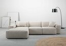 Bild 1 von Andas Ecksofa Glimminge, Breite 294, auch in Breitcord + Easy care-Bezug, Zierkissen, Beige