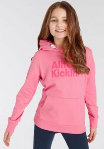 Alife & Kickin Kapuzensweatshirt mit Logo Druck NEUE MARKE! Alife & Kickin für Kids., Rosa