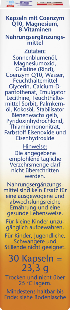 Bild 2 von Doppelherz aktiv Coenzym Q10 Extra + Magnesium + B-Vitamine