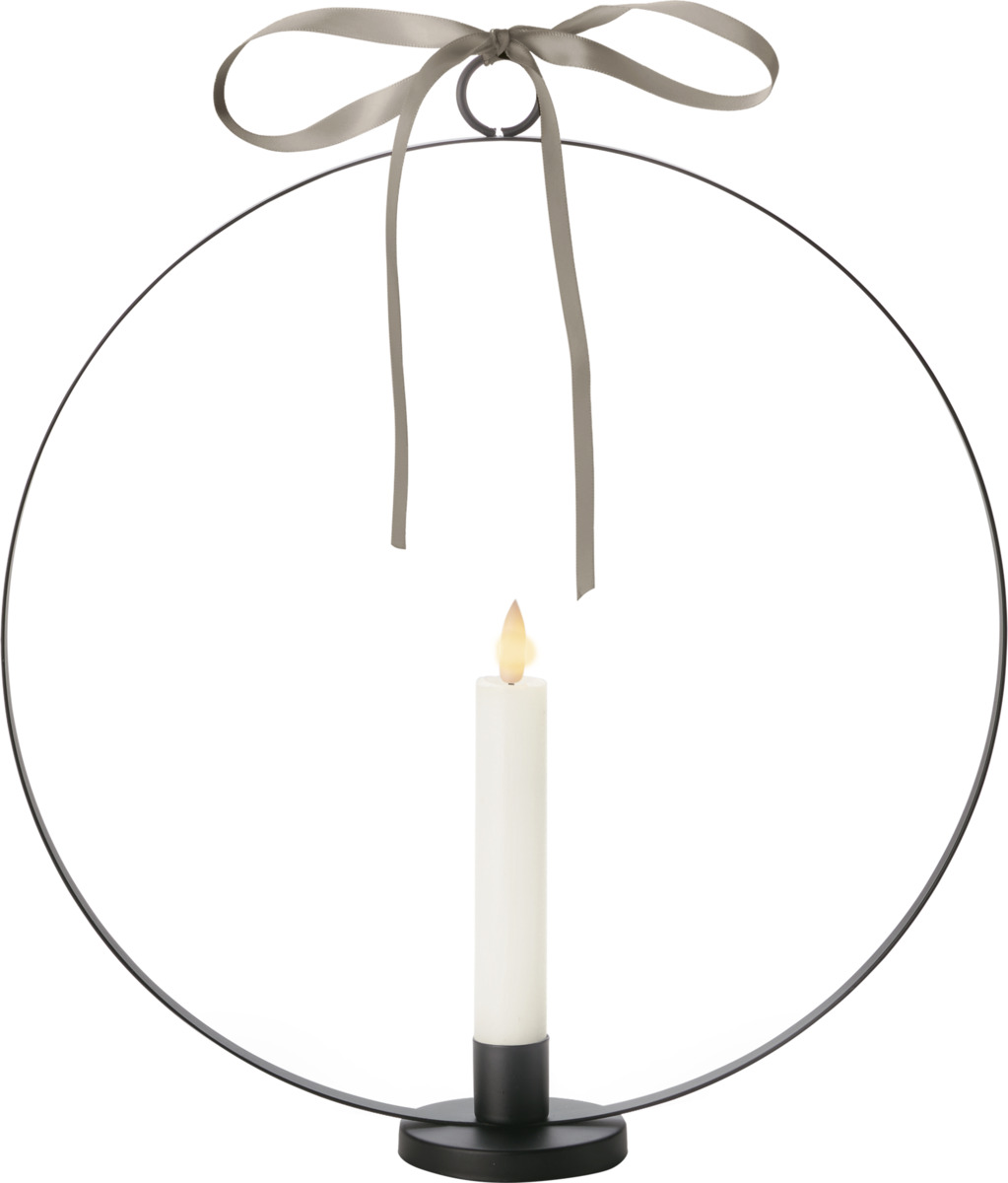 Bild 2 von IDEENWELT LED-Kerze mit Metallring