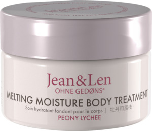 Jean&Len Mini zartschmelzende Feuchtigkeits-Körperbutter Peony Lychee