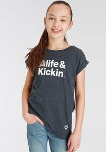 Alife & Kickin T-Shirt mit Logo Druck NEUE MARKE! Alife & Kickin für Kids., Blau