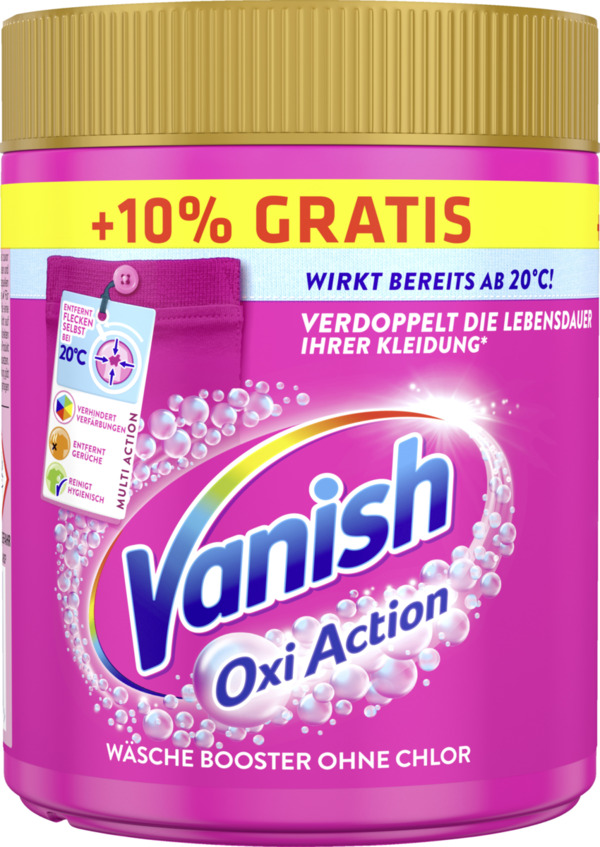 Bild 1 von Vanish Oxi Action Wäsche Booster Pulver
