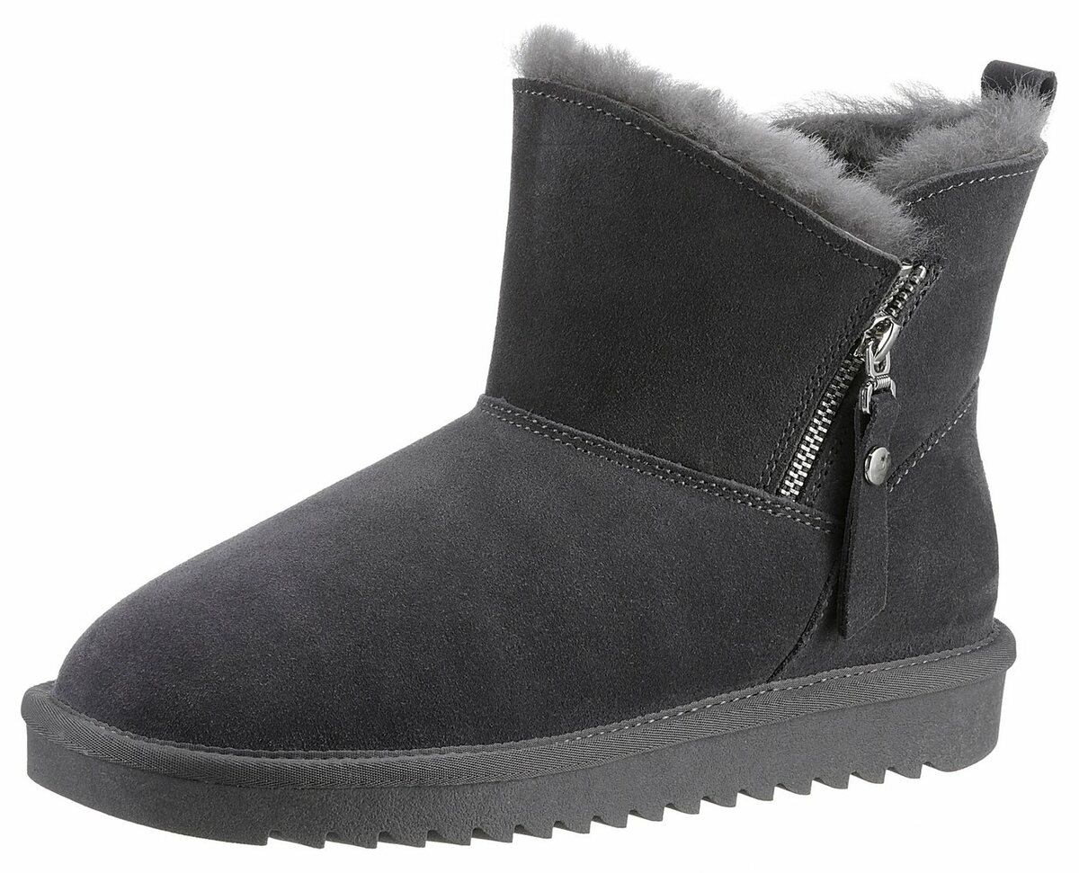 Bild 1 von Ara ALASKA Winterboots aus echtem Lammfell, G-Weite, Grau
