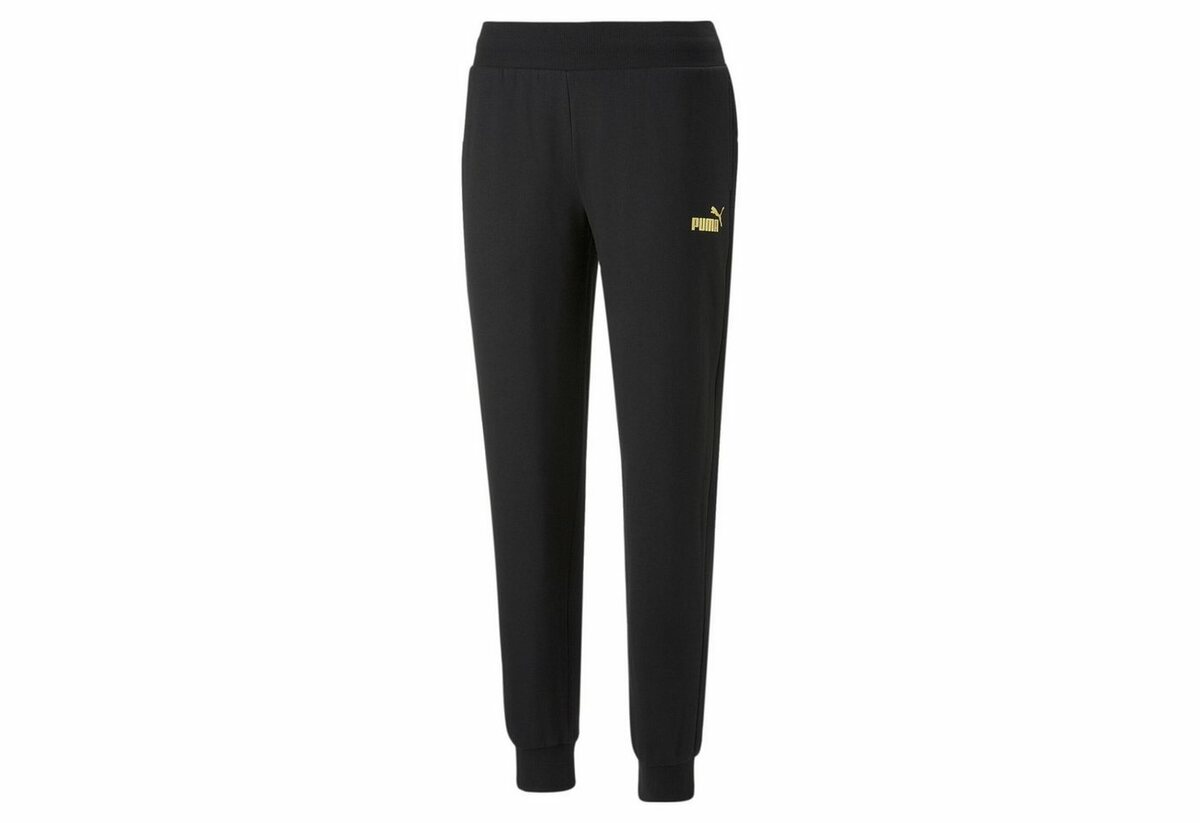 Bild 1 von PUMA Sporthose Essentials+ Metallic Hose Damen, Schwarz