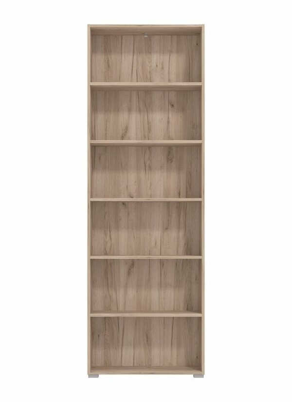 Bild 1 von INOSIGN Aktenregal Tomar 6, Bücherregal mit viel Stauraum, Maße (B/T/H): 70/24,5/211,5 cm, Beige|grau