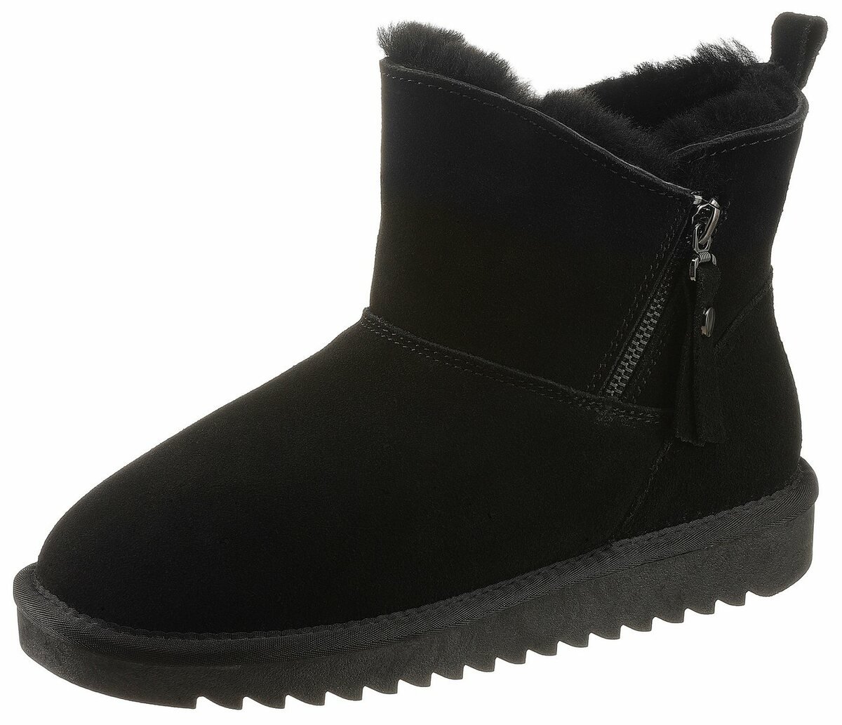 Bild 1 von Ara ALASKA Winterboots aus echtem Lammfell, G-Weite, Schwarz