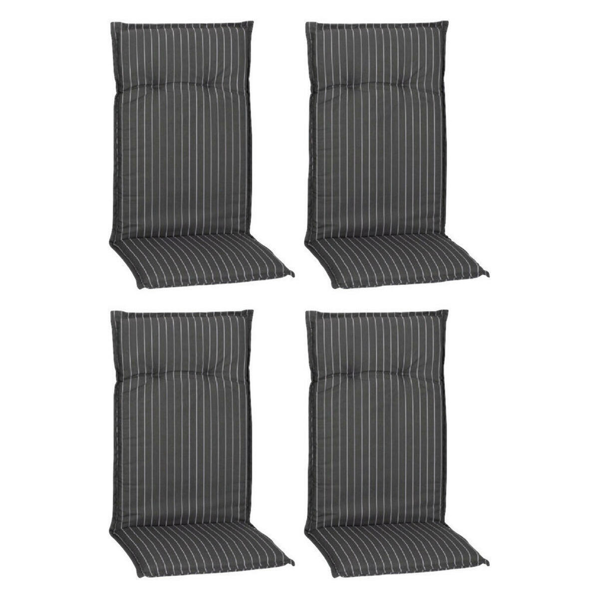 Bild 1 von Beo Saumauflage für Hochlehner Belm grau Polyester-Mischgewebe B/H/L: ca. 50x6x118 cm 4er Set