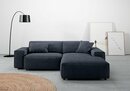 Bild 1 von Andas Ecksofa Glimminge, Breite 234, auch in Breitcord + Easy care-Bezug, Zierkissen, Blau