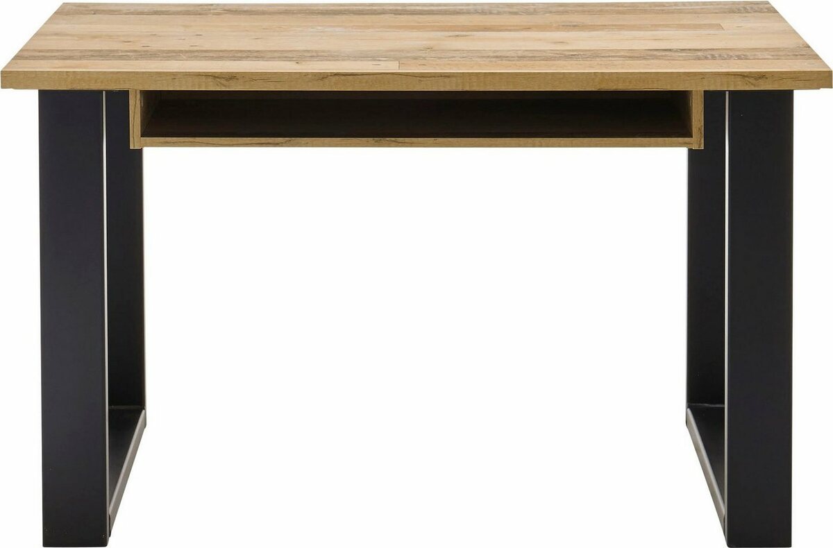 Bild 1 von Home affaire Schreibtisch SHERWOOD, Computertisch im Industrie-Design, Breite 125 cm, Braun