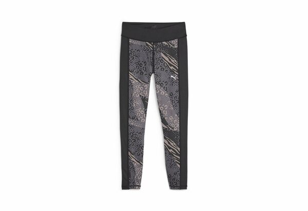 Bild 1 von PUMA Trainingstights Favourite bedruckte hochgeschnittene 7/8-Trainingsleggings Damen, Schwarz