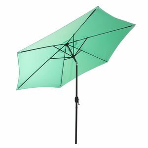Sonnenschirm, Stahl,  270 cm, pastell grün