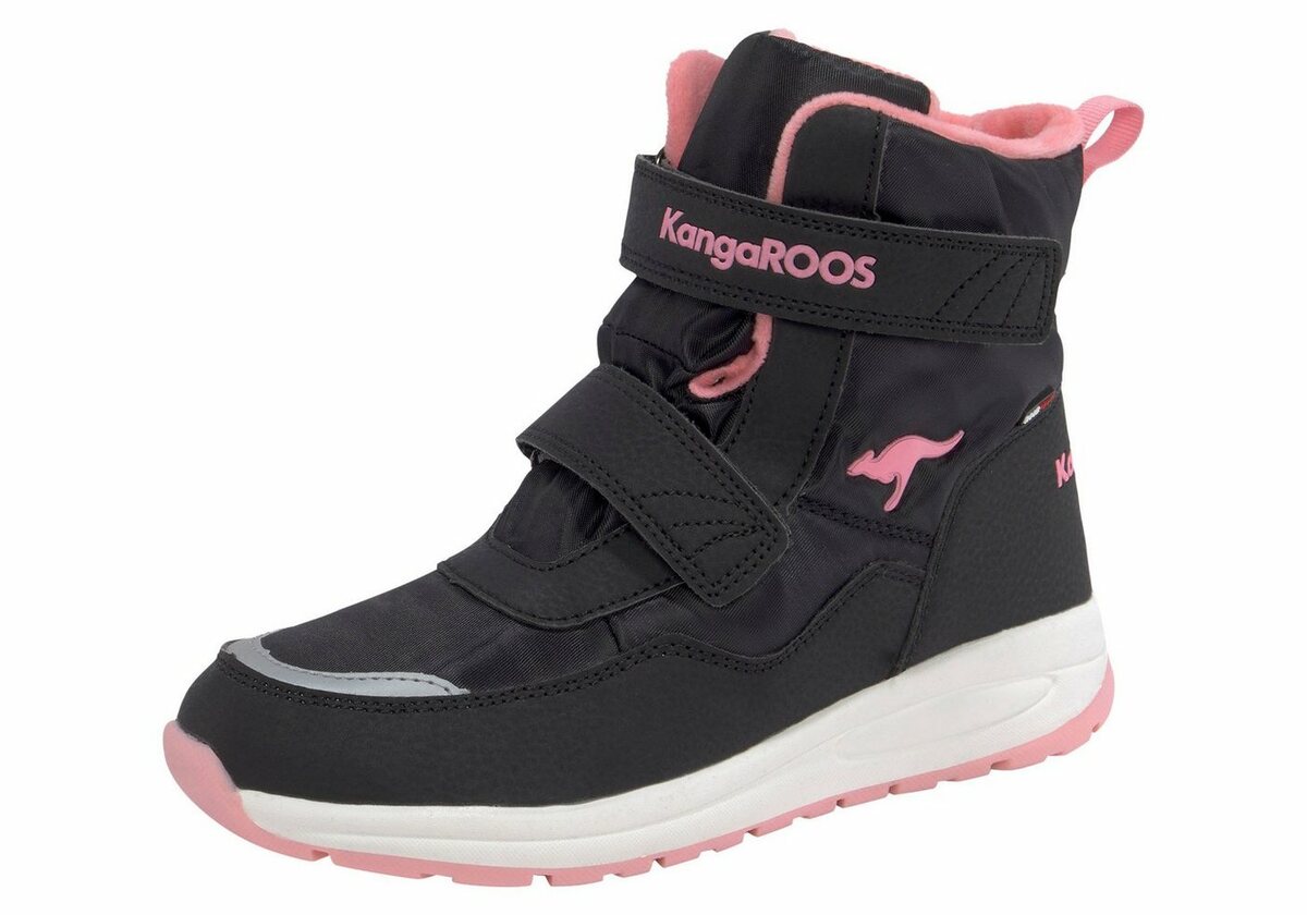 Bild 1 von KangaROOS KP-Nala V Roostex Winterstiefel wasserdicht mit Klettverschluss, Rosa|schwarz