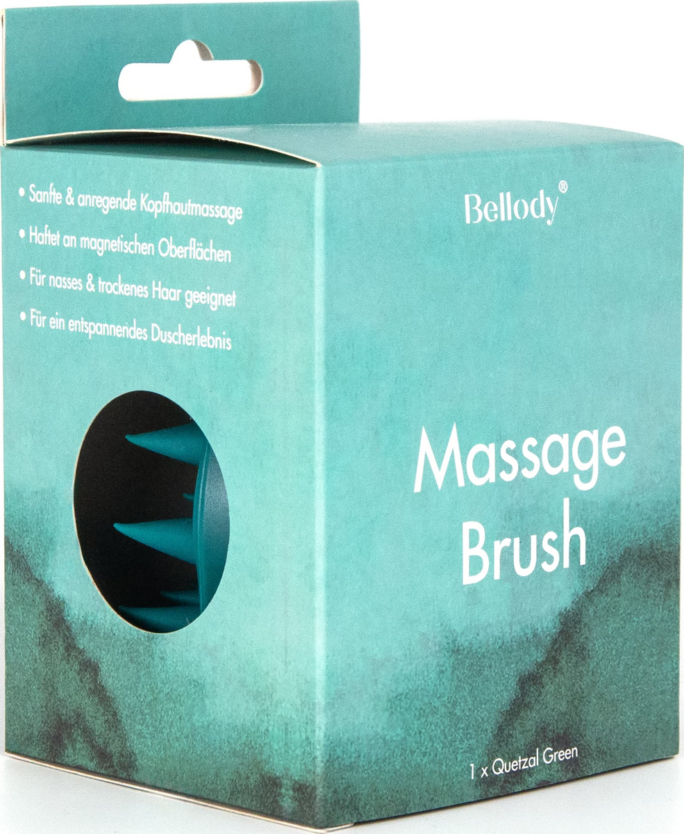 Bild 1 von Bellody Kopfmassagebürste Quetzal Green