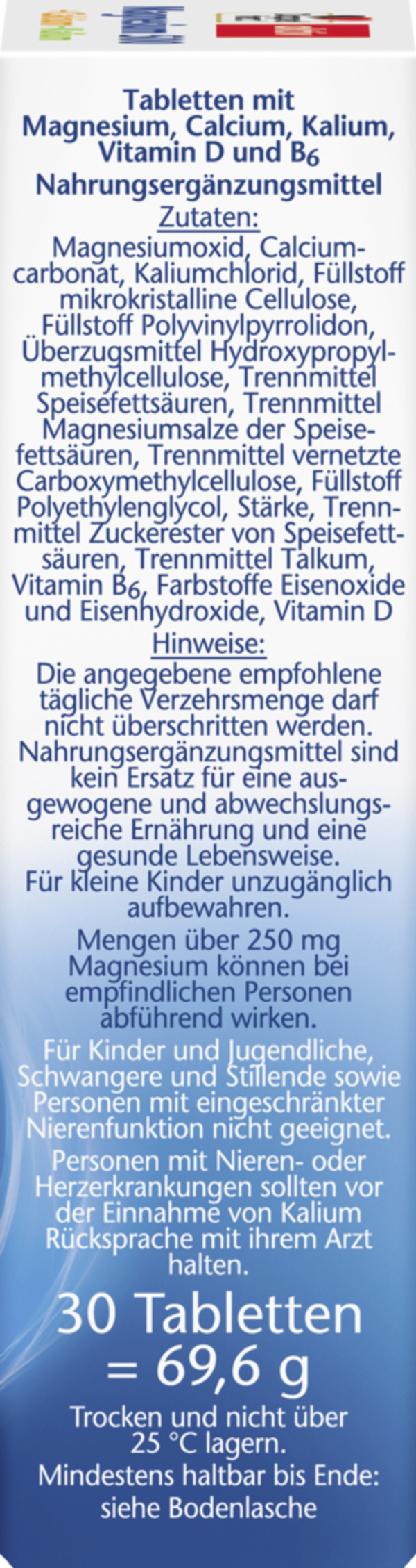 Bild 2 von Doppelherz aktiv Magnesium 500 + Calcium + Kalium Tabletten