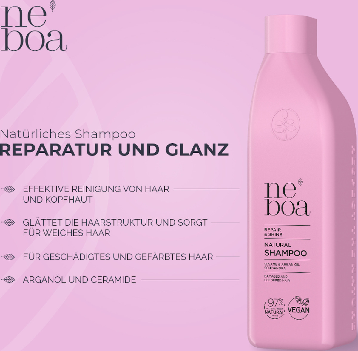 Bild 2 von neboa Repair & Shine Natural Shampoo