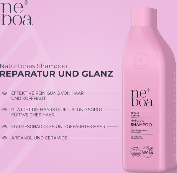 Bild 2 von neboa Repair & Shine Natural Shampoo