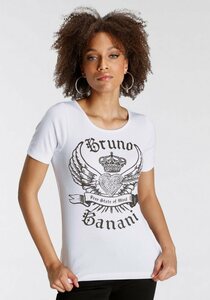Bruno Banani T-Shirt Logo-Print NEUE KOLLEKTION, Weiß
