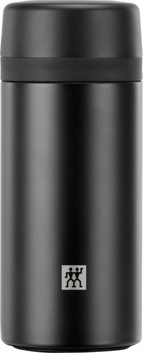 Bild 1 von Zwilling Thermoflasche THERMO, ideale Isolierflasche für frische, gesunde Getränke unterwegs, 420 ml, Schwarz
