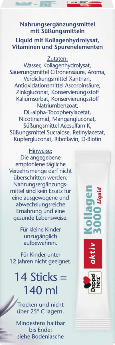 Bild 1 von Doppelherz aktiv Kollagen 3000 Liquid