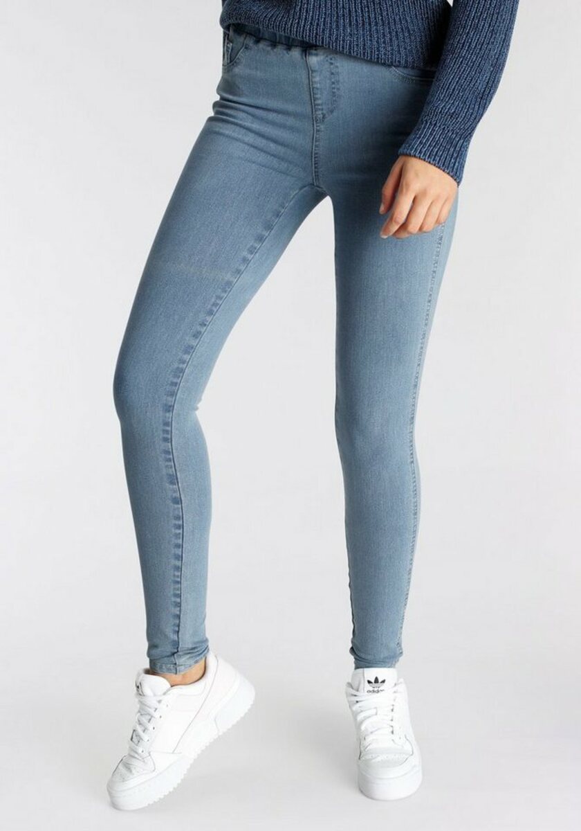 Bild 1 von Arizona Jeansjeggings 360 Grad Elastisch High Waist, Blau