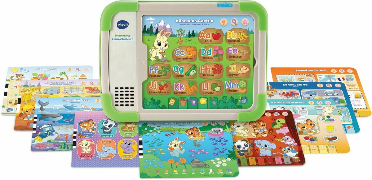 Bild 1 von Vtech® Lernspielzeug Holzspielzeug, Ready Set School, Interaktives Lernkartenboard, FSC®- schützt Wald - weltweit, Bunt