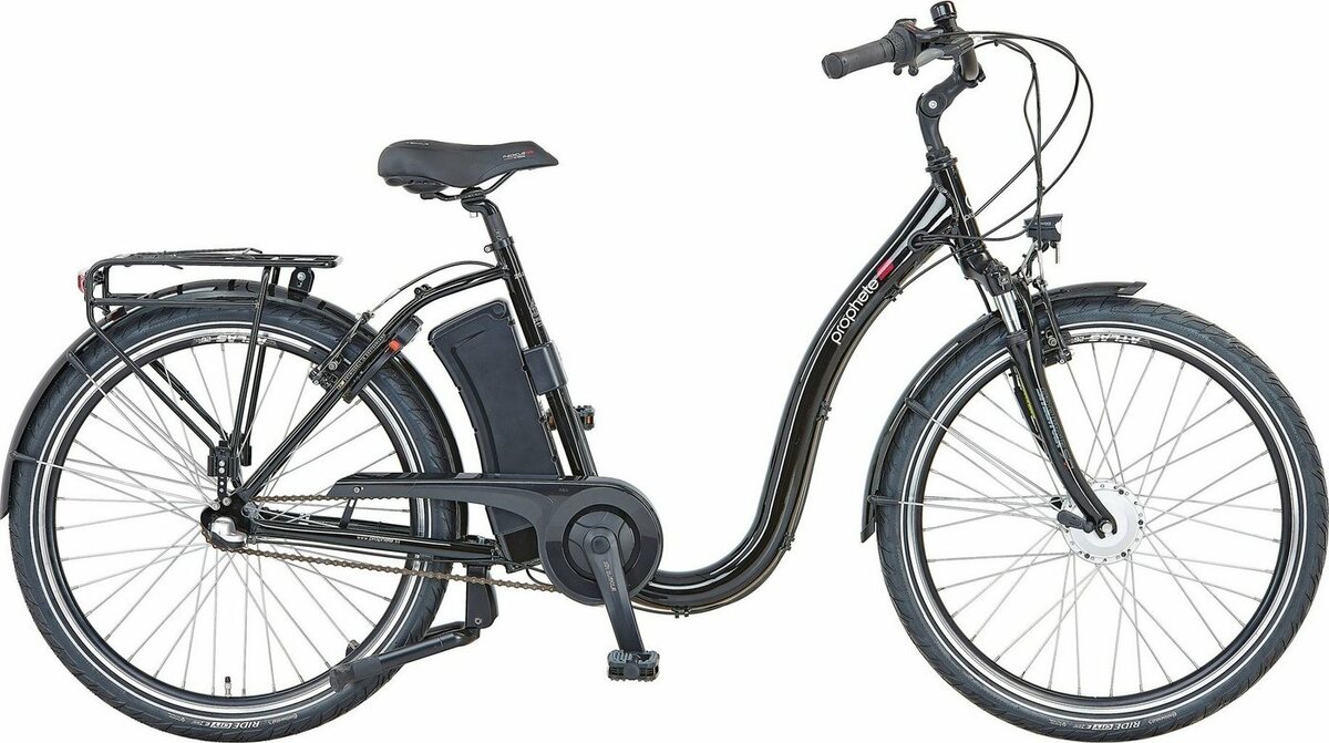 Bild 1 von Prophete E-Bike Prophete Genniesser 22.ESC.20, 3 Gang Shimano Nexus Schaltwerk, Nabenschaltung, Frontmotor, 374 Wh Akku, Schwarz