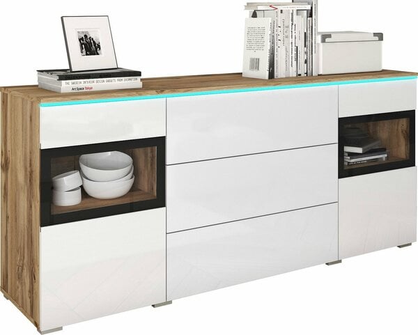 Bild 1 von INOSIGN Sideboard Vera, Breite 150 cm, ohne Beleuchtung, Braun|weiß