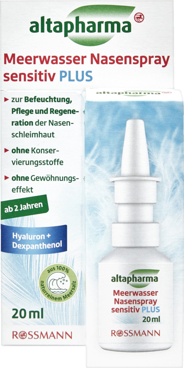 Bild 1 von altapharma Meerwasser Nasenspray Sensitiv PLUS