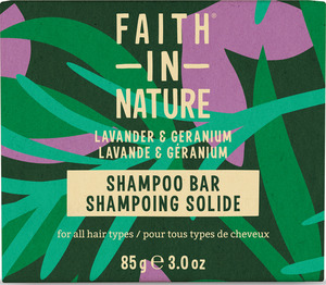 Faith in Nature Festes Shampoo – Lavendel & Geranium
