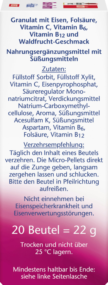 Bild 2 von Doppelherz aktiv Eisen-Femin Direct + Folsäure