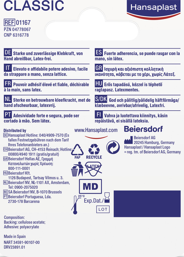Bild 2 von Hansaplast Classic Fixierpflaster