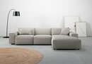 Bild 1 von Andas Ecksofa Glimminge, Breite 294, auch in Breitcord + Easy care-Bezug, Zierkissen, Grau