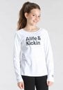 Bild 1 von Alife & Kickin Langarmshirt mit Logo Druck NEUE MARKE! Alife & Kickin für Kids., Weiß