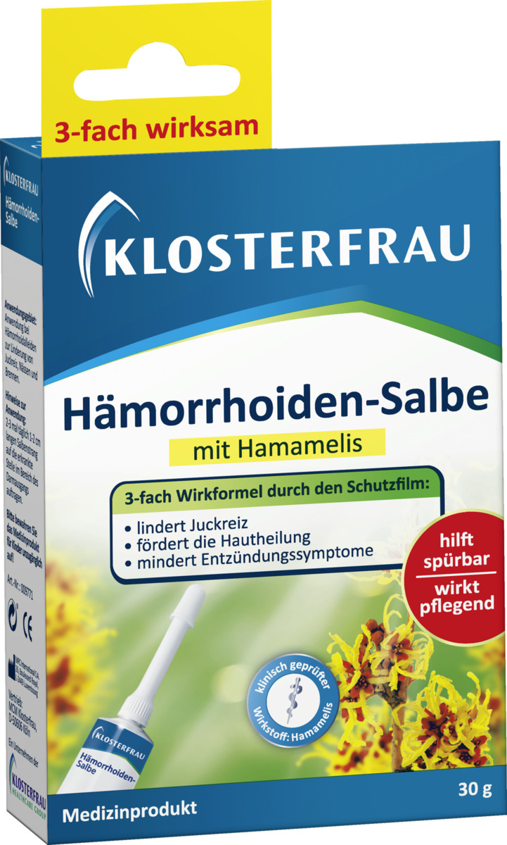 Bild 2 von Klosterfrau Hämorrhoiden-Salbe mit Hamamelis