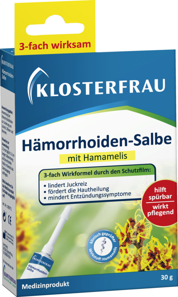 Bild 2 von Klosterfrau Hämorrhoiden-Salbe mit Hamamelis