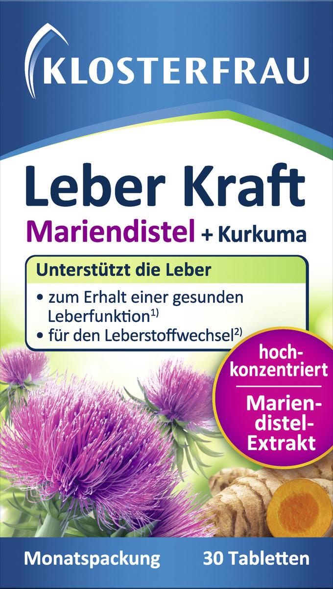 Bild 1 von Klosterfrau Leber Kraft Mariendistel und Kurkuma