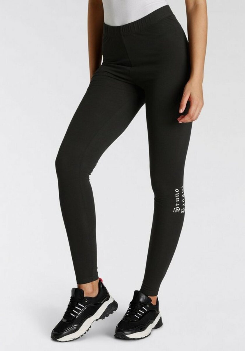 Bild 1 von Bruno Banani Leggings kleiner Logo-Druck NEUE KOLLEKTION, Schwarz