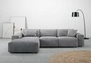 Bild 1 von Andas Ecksofa Glimminge, Breite 294, auch in Breitcord + Easy care-Bezug, Zierkissen, Grau