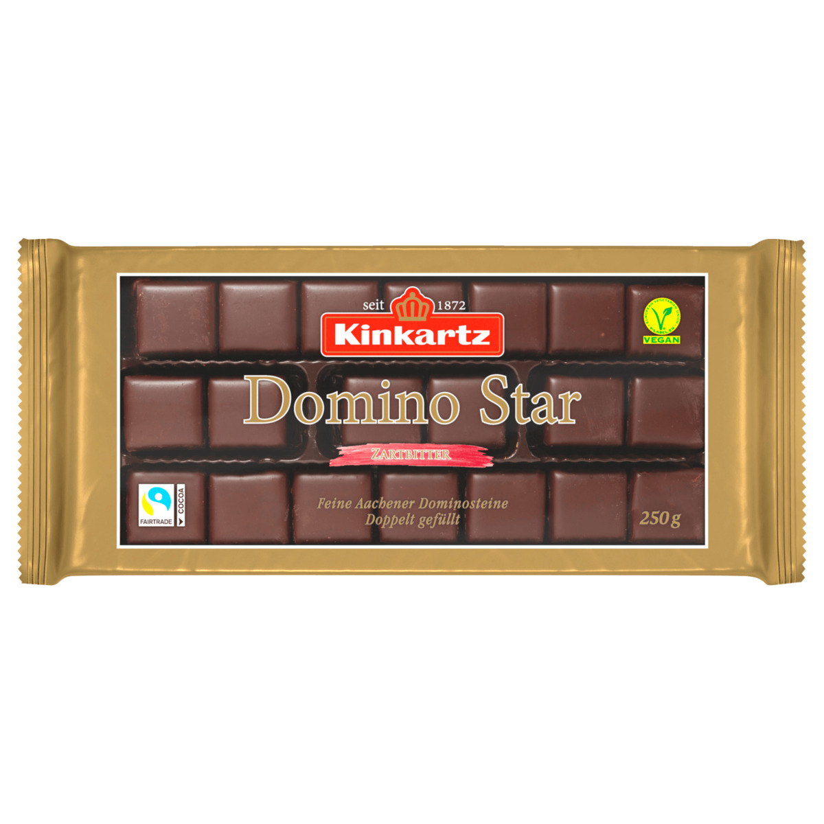 Bild 1 von Kinkartz Domino Star Zartbitter 250g