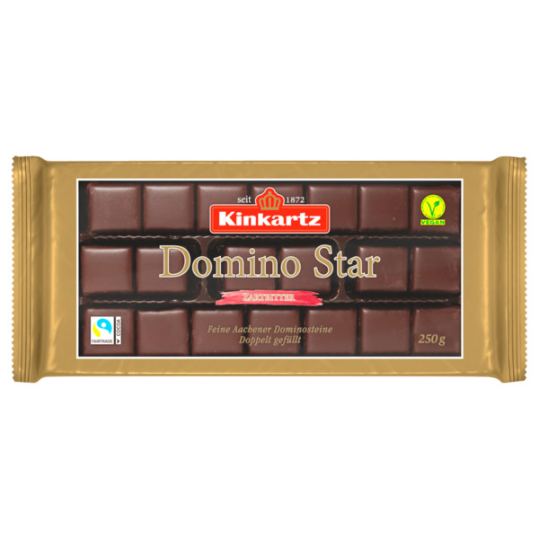 Bild 1 von Kinkartz Domino Star Zartbitter 250g