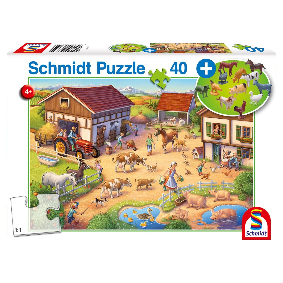 Bild 1 von SCHMIDT Kinderpuzzle mit Zugabe