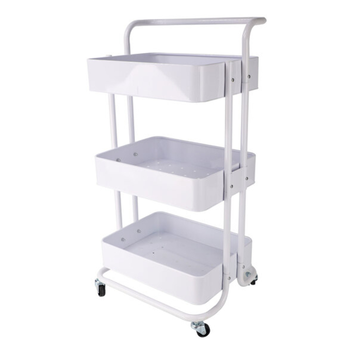 Bild 1 von Rollwagen mit Tragegriff, weiß