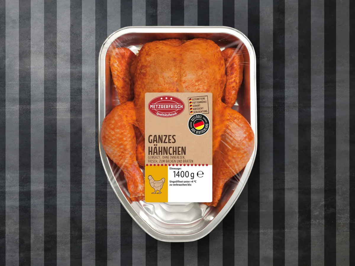 Metzgerfrisch Ganzes Hähnchen von Lidl ansehen! Metzgerfrisch Ganzes Hähnchen von Lidl ansehen!