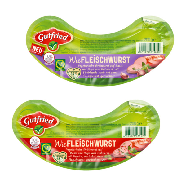 Bild 1 von GUTFRIED Wie Fleischwurst