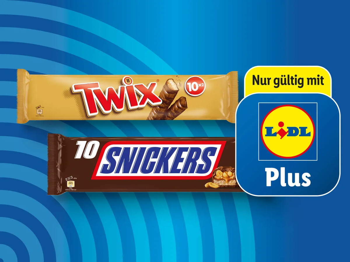 Bild 1 von Snickers/Twix/Mars, 
         500/450 g