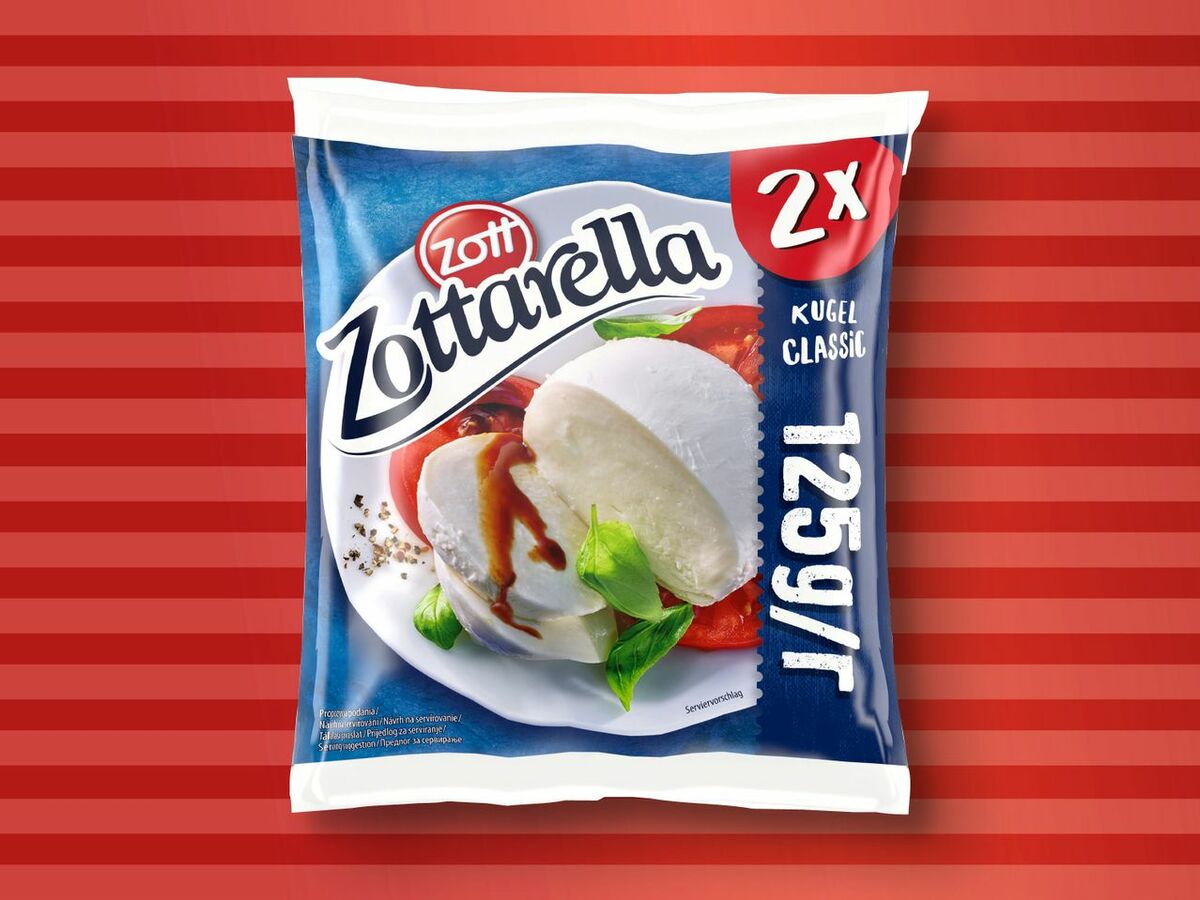 Bild 1 von Zott Zottarella Kugel Classic, 
         2x 125 g